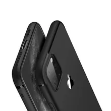 Роскошный тонкий силиконовый Капа для iPhone 11 Pro Max XS Max XR 5 5S Крышка черный мягкий матовый ТПУ чехол для телефона для iPhone 7 8 6 6S Plus
