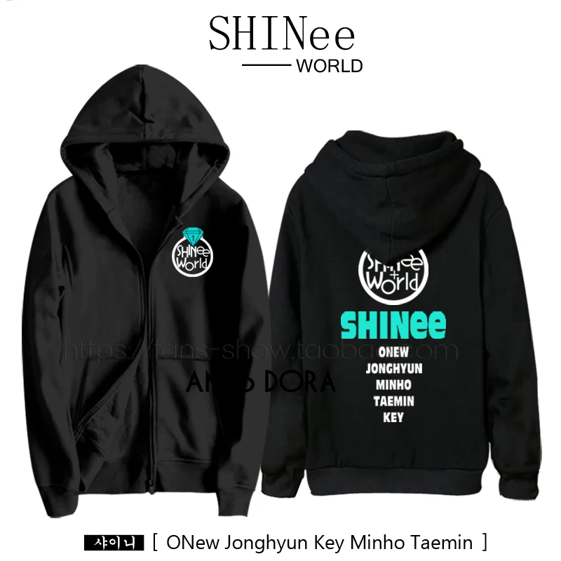 Толстовка SHINee ONEW JONGHYUN KEY MINHO TAEMIN | Мужская одежда