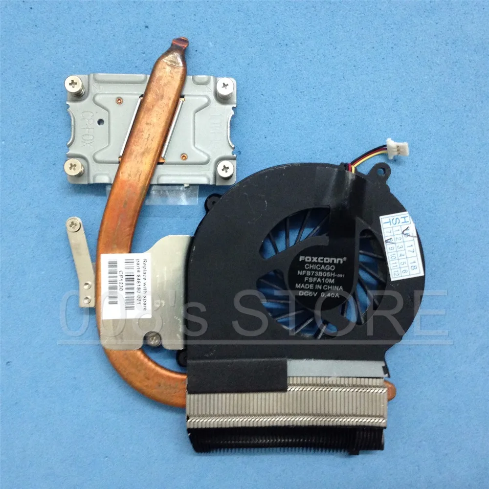 Новый Кулер Для процессора вентилятор теплоотвода для HP 2000 CQ43 G43 CQ57 G57 430 431 435 630 635