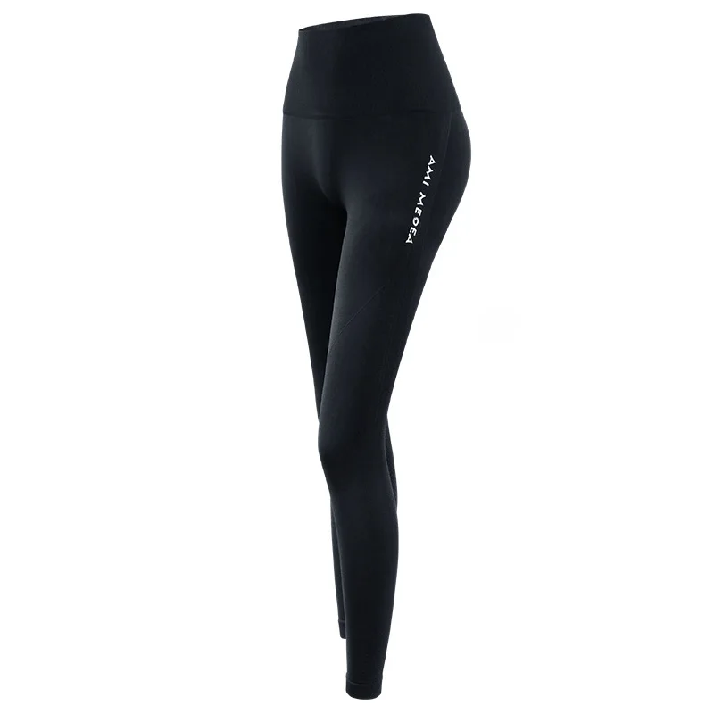 

Autumn And Winter Thick Stretch Yoga Pants Women's Outerwear Ankle-length Pants High-waisted Gym Butt-lift Underwear Tight Belly