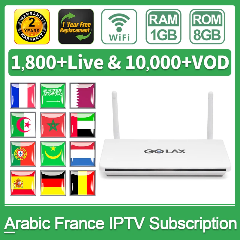 

IPTV France Arabic Netherlands IPTV Android 7.1 Smart tv 1 Year Qhdtv IPTV Belgium Germany Dutch IPTV Subscription