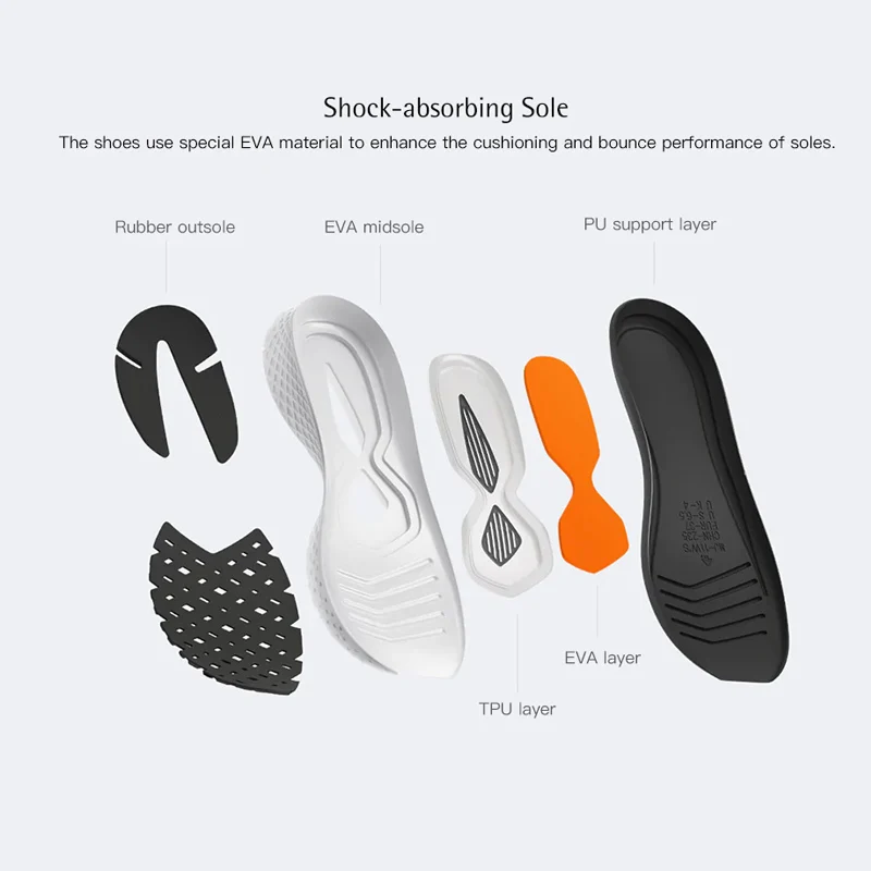 Xiaomi Sneaker 2 Mijia кроссовки спортивные Uni-moulding амортизирующая система блокировки рыбьей кости эластичный вязаный вамп для мужчин