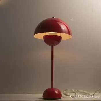 

Modern Designer Flowerpot Table Lamp for Living Room Bedroom Study Bedside Semicircle Lamp Home Decor Indoor Lighting Fixture AC
