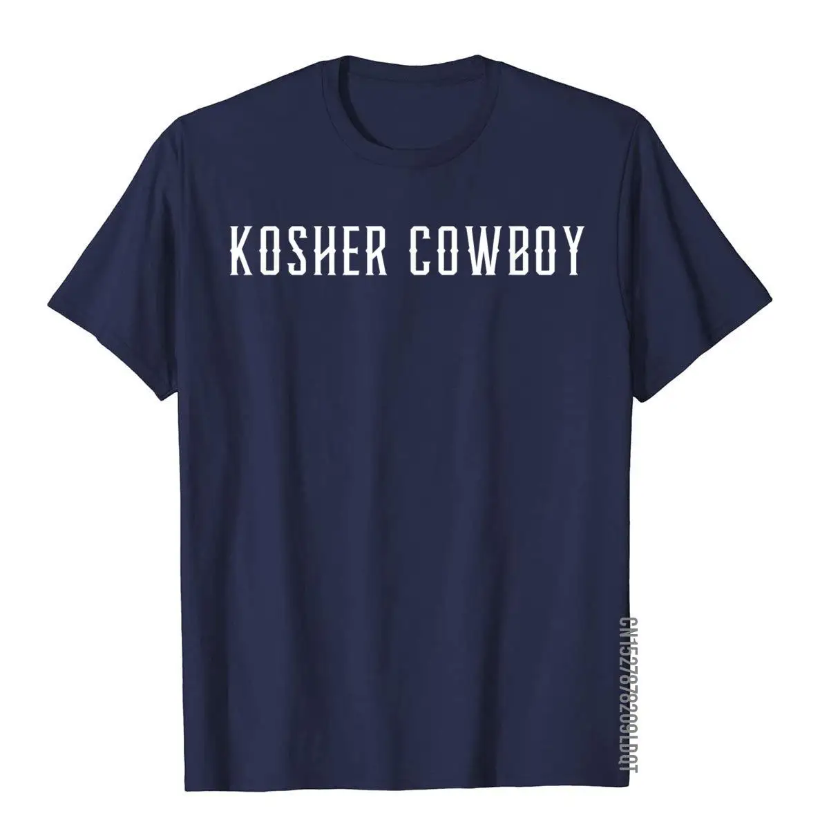 Kosher Cowboy Yeehaw Southern Jewish South Texas Y'all T-Shirt__B8755navy