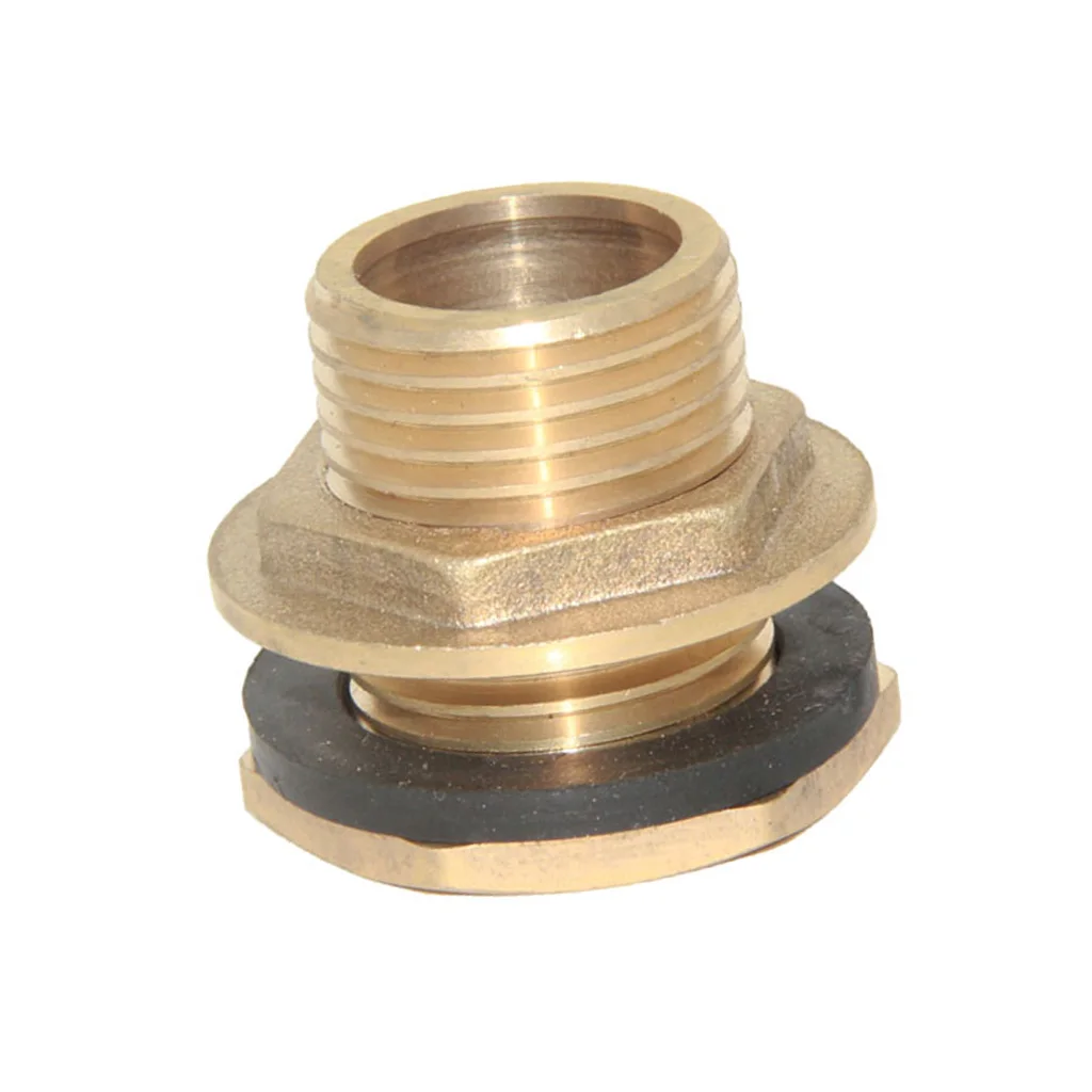 DN15 Brass Water Tank Container Hose Water Tube Pipe Connector Adapter Tap Fittings