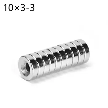 

10/20/50/100PCS/LOT Disc magnet (code number:103 ) with Hole N35 D Countersunk Permanent magnet magnets for speaker