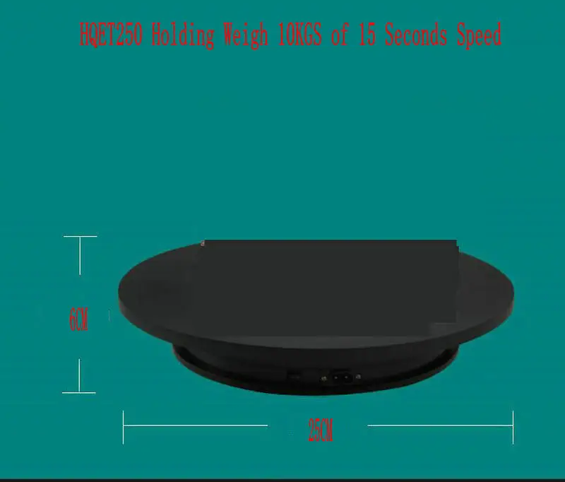 Two Way Electric Rotating Turntable Display Stand Lazy Susan Base for Photography Shooting (15)_副本