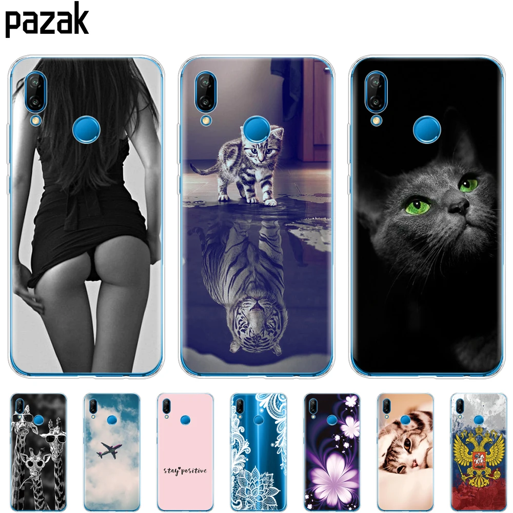 Силиконовый чехол для huawei Nova 3 3i 3e мягкие чехлы из ТПУ Nova3 nova3i|Бамперы| |