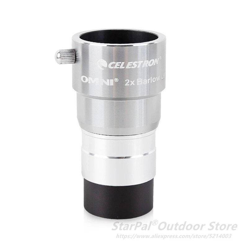Celestron omni 2x окуляр Барлоу с увеличением окуляра профессиональный телескоп Барлоу части астрономический окуляр - Цвет: OMNI 2X