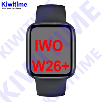 

KIWITIME IWO W26+ PLUS 44mm 40mm SmartWatch Infinite Screen for Phone Heart Rate Temperature Blood Pressure Oxygen