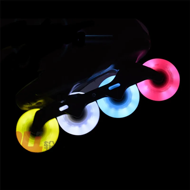 8pcs 85A for SEBA HV High HL FSK Slalom Luminous LED Skating Wheels Flash Roller Skates 62 64 68 70 72 76 80mm Kid Patines Tyres