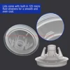 New Paint Spray Gun Cup 160/400/600/800ml Paint Mixing Cup 10pcs Disposable Paint Cup Spray Gun Pot with Inner Cup with Lids 6