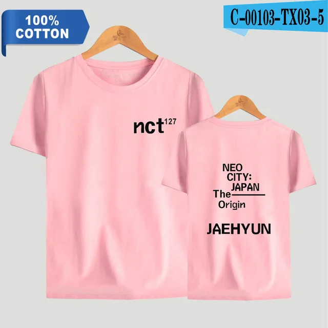 Хлопок NCT 127 футболка женская/Мужская Унисекс с коротким рукавом Повседневная футболка Harajuku футболка одежда XXS-4XL - Цвет: 15