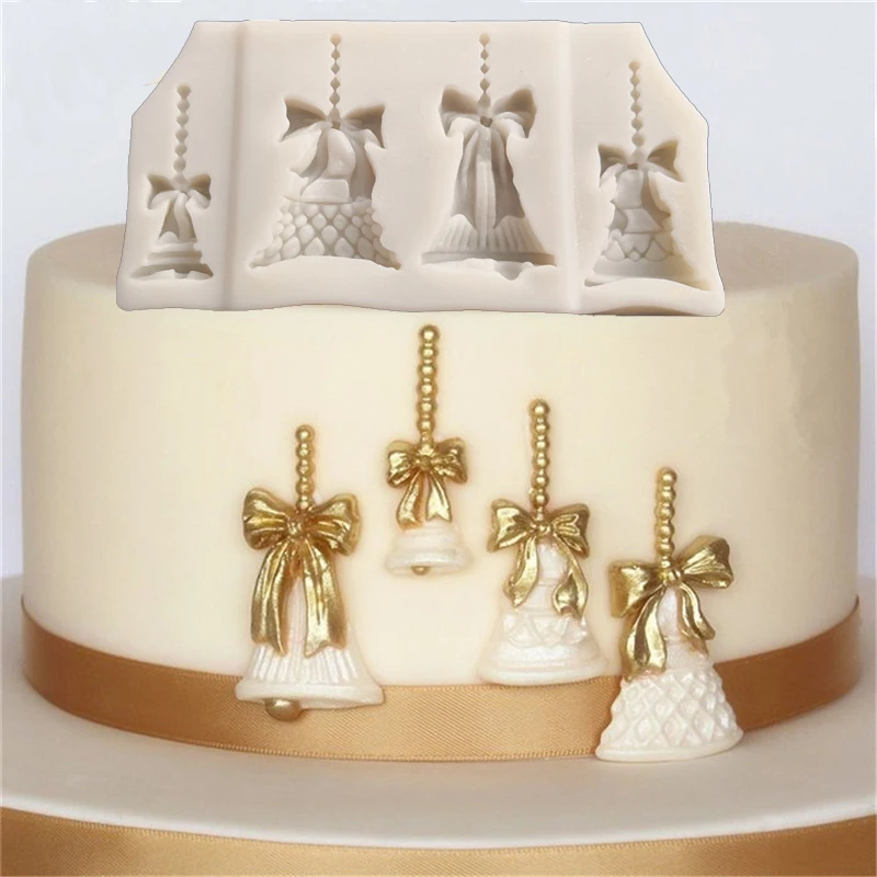 Рождественский колокольчик шоколадные конфеты печенье украшение для торта