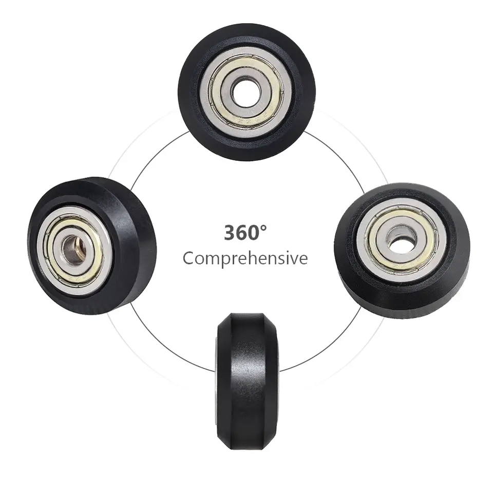 1/5/10/24PCS CNC Plastic POM Big Small Wheel With Bearing Idler V-Slot Aluminum Profile Perlin Pulley For 3D Printer Ender3 V2 image 6