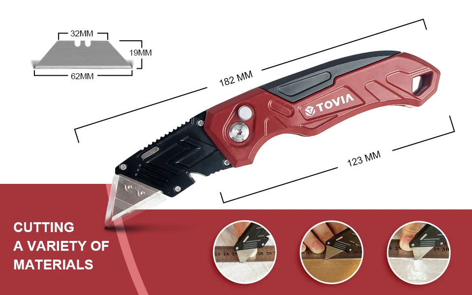 Trapezoidal Blade Zinc Alloy Utility Knife Carpet Knife - China Heavy Duty  Utility Knife, Carpet Cutter