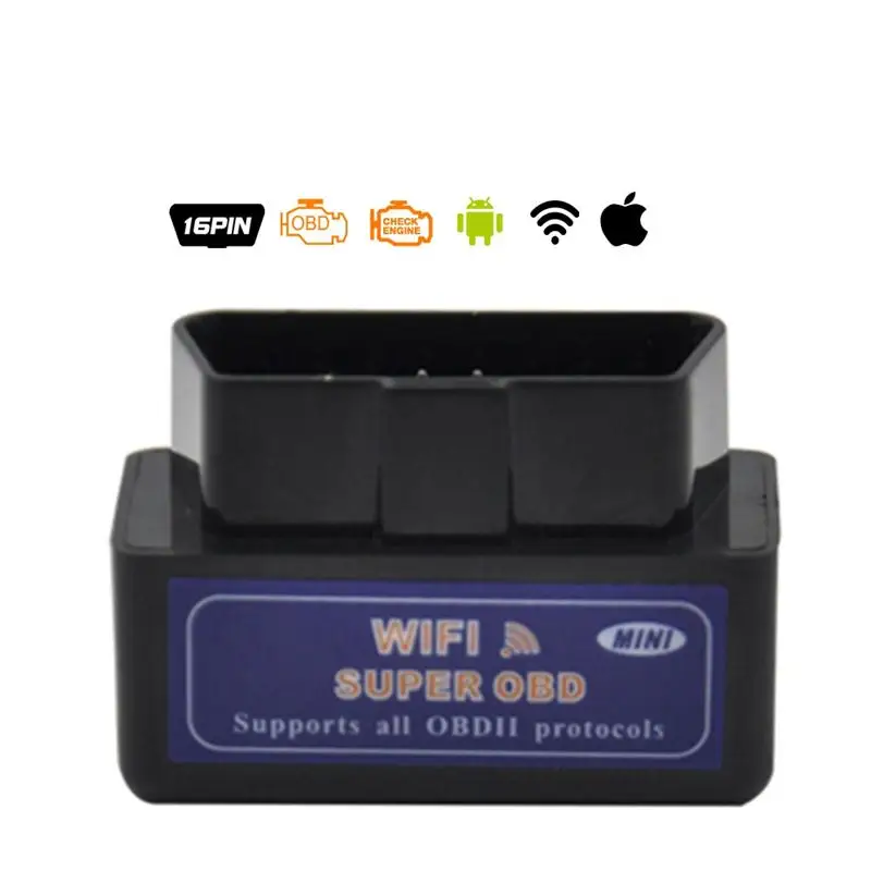 

ELM327 OBD2 Wi-Fi Car Diagnostic Interface Scanner Scan Tool Super MINI Bluetooth car code scanner version 1.5