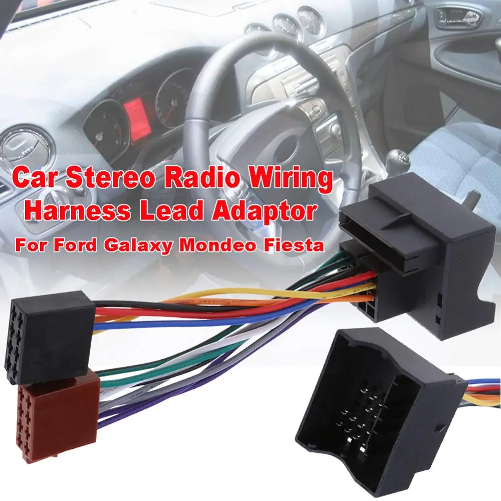 

Car Radio Adapter Wiring Harness Lead Adaptor Cable Loom for FORD FUSION for Fiesta Harness Wiring Car Wire Cable Adapter