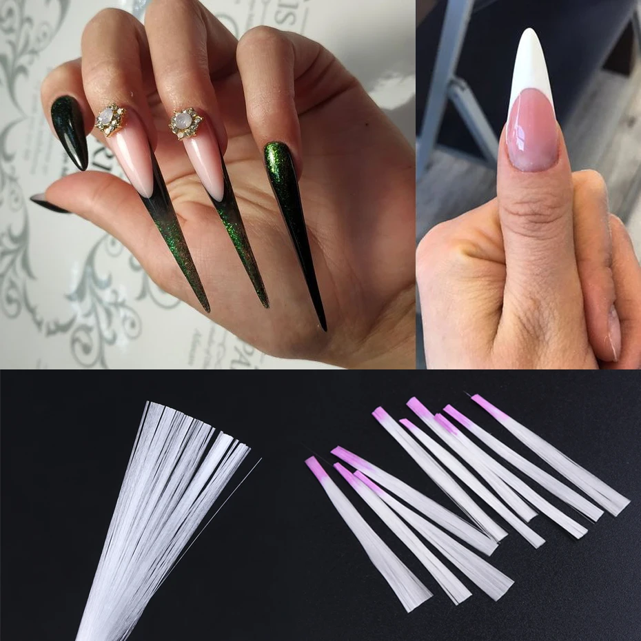 STZ Nail Art Fiberglass Form for UV Gel Polish Extension Acrylic Fibernail Building Spa Tool Salon Manicure Tips Accessory 2