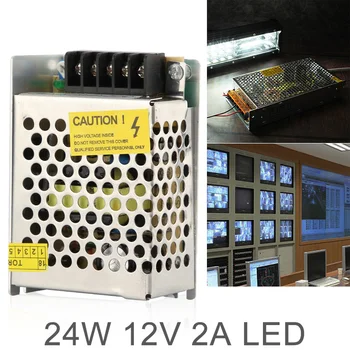 

DC Switch 24W Aluminum Alloy Switch Power Supply Driver Adapter / Source Transformer for LED Strip Light/Monitoring Equipment