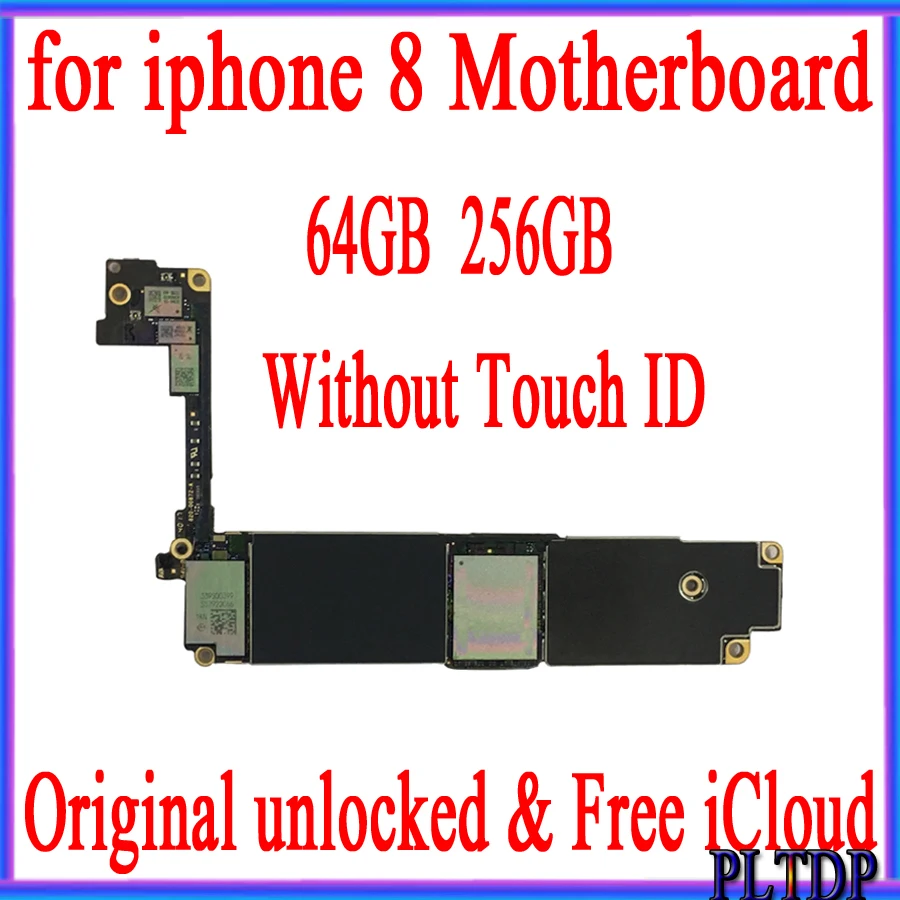 Разблокированная материнская плата для iphone 8 4 7 с Touch ID/NO ID 100% оригинальная iCloud