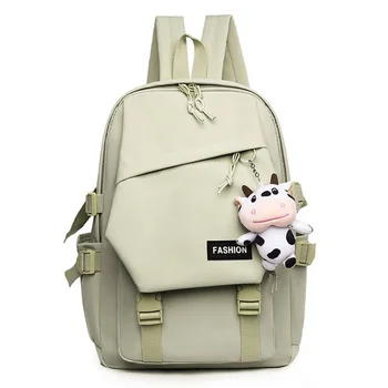 

2020 new Korean version of men's and women's large capacity backpack Street trend junior high school students' schoolbag