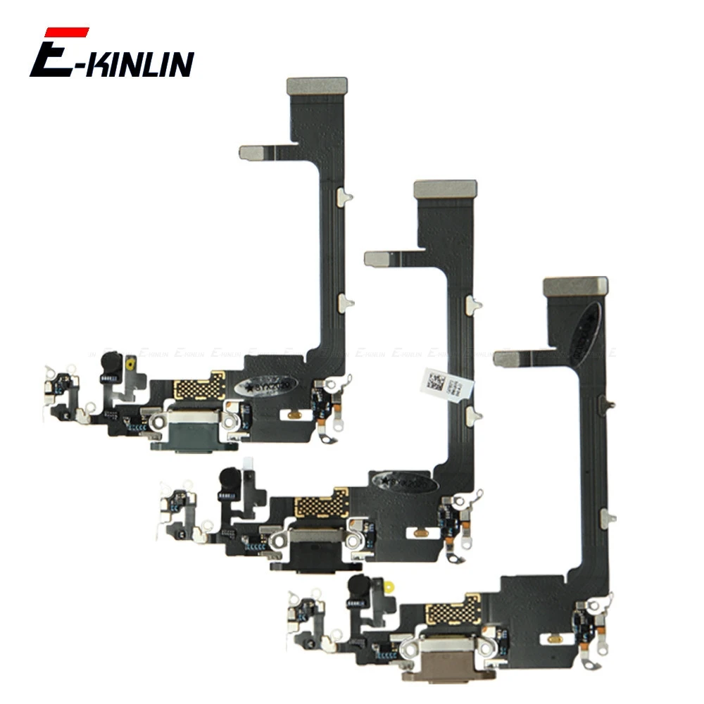 USB Charger Power Port Dock Connector Plug Charging Flex Cable For iPhone 11 Pro Max Microphone HeadPhone Audio Jack