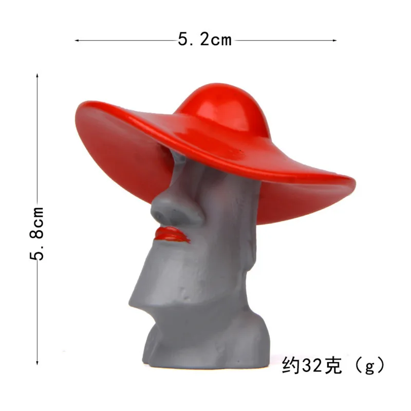 Новая мода Moai Пасхальный остров миниатюрные Фигурки игрушки милые модели детские игрушки 5,2 см ПВХ аниме детские фигурки