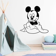Cartoon Mickey Mouse Wall Stickers Self Adhesive Vinyl Wallpaper For Kids Baby's Rooms Decals Creative Sticker Adesivo De Parede Cartoon Mickey Mouse Wall Stickers Self Adhesive Vinyl Wallpaper For Kids Baby's Rooms Decals Creative Sticker Adesivo De Parede