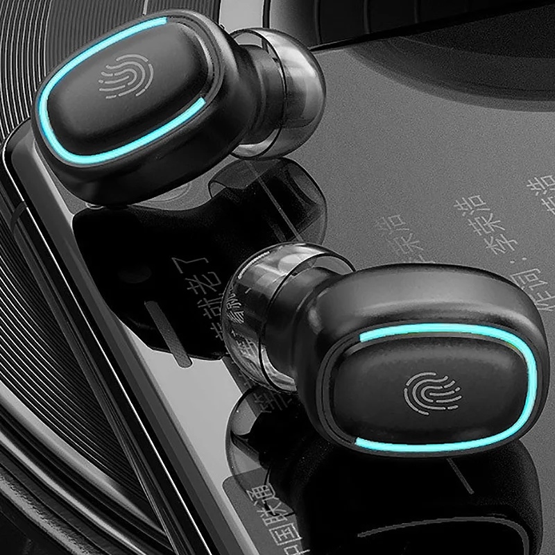 TWS Bluetooth Wireless Earbuds HiFi Stereo Waterproof Headphones Sports Music Earphones Game 4H Playtime