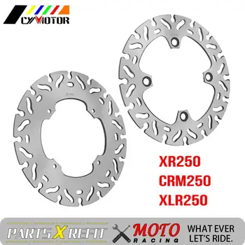 

Motorcycle Stainless Steel Front And Rear Brake Disc Rotor For HONDA XR250 CRM250 XLR250 XR CRM XLR 250