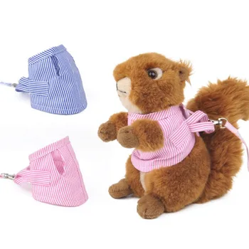 

Small Pet Traction Rope Squirrel Dutch Pig Out Stripe Strap Soft and Comfortable Easy to Wear