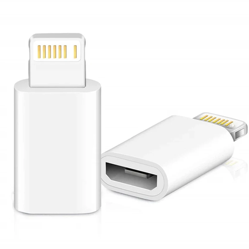 Мини-адаптер OTG Micro Usb к Lightning для IPhone 12 11 Pro XS Max XR X 10 8 7 Plus переходник с на Ios 8Pin мама |