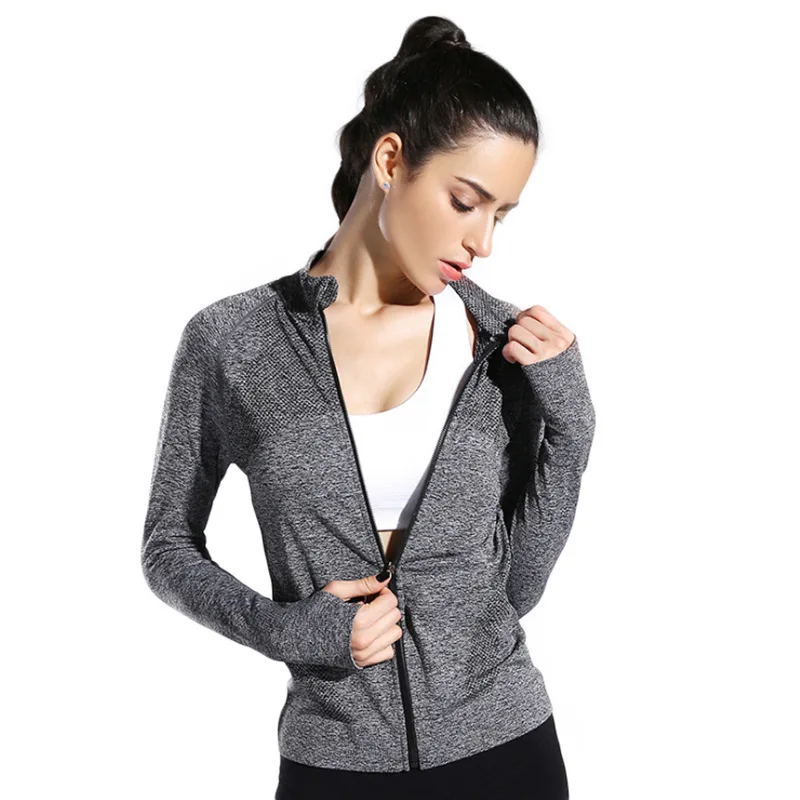 

New Style Autumn And Winter Sports Yoga Clothes Coat WOMEN'S Top Fitness Suit Hot Selling OEM Processing Set