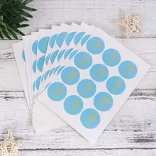 120 шт. запайки настенные наклейки круглые самоклеящихся стикеров для мальчиков или девочек, запечатывающие этикетки для вечерние банкет