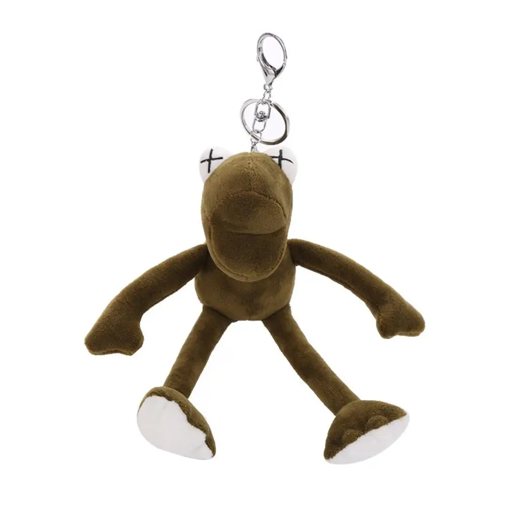 GloryStar Kids Cute Long Leg Frog Keychain Pendant Plush Doll Gift 1