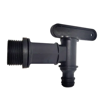 

Garden Irrigation Connection Valve Hose Switch Fittings Thread Plastic IBC Tank Tap Adapter 1 x 3/4"