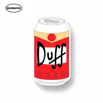 

HotMeiNi 13cm x 6.9cm for DUFF BEER Cartoon Anime Car Stickers Vinyl JDM Bumper Trunk Truck Graphics Windshield Bumper Windows