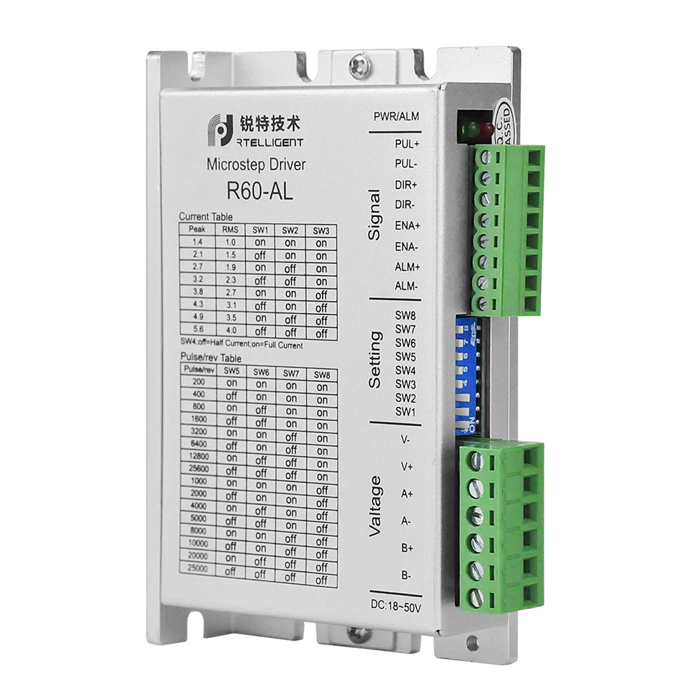 Умный шаговый двигатель с ЧПУ 24 50 В постоянного тока Nema 24|Драйвер двигателя| |