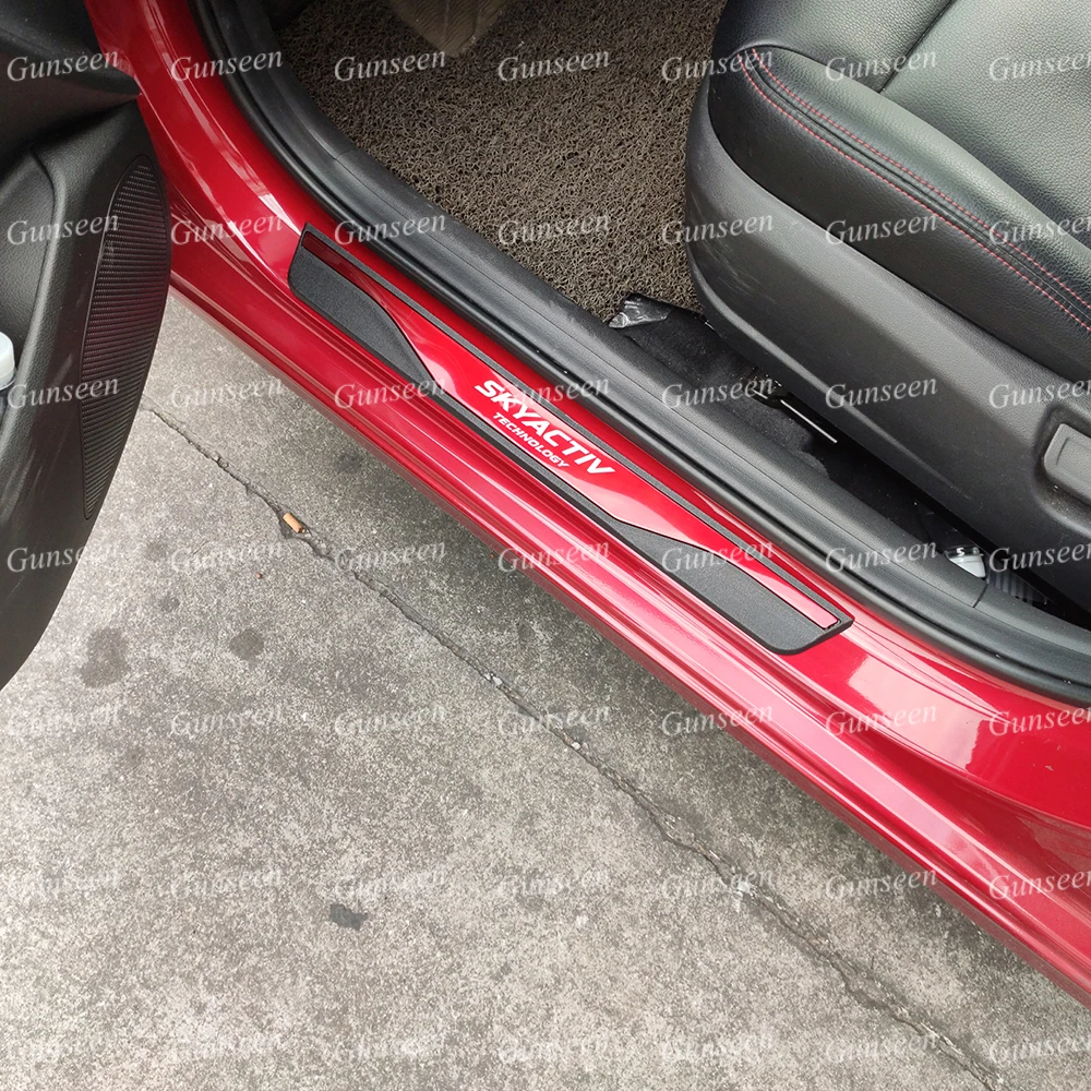 

Car Styling Accessories For Mazda 6 Stainless Steel Door Sill Trim Pedal Cover Strips Protector Auto Sticker 2014 2015 2017 2020