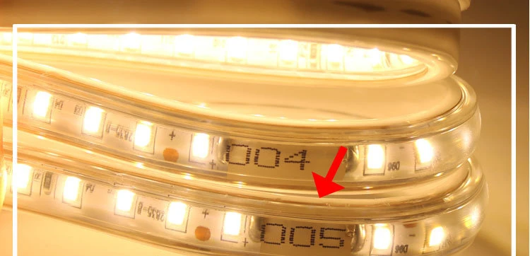 100 м/лот Водонепроницаемая SMD 3036 AC220V гибкая светодиодная лента 96 светодиодов 144 светодиодов/метр 10 Вт 3D изогнутая наружная садовая подсветка натуральный белый