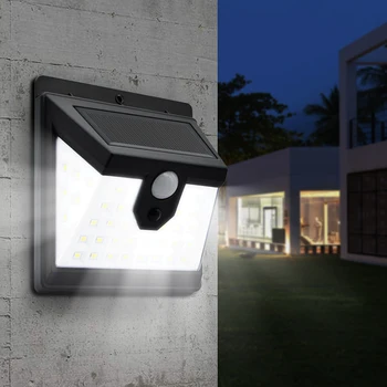 

1/2/4pcs 40LED solar light IP65 PIR Motion Sensor wall lamp sun powered Garden Outdoor Lighting night Emergency street light New