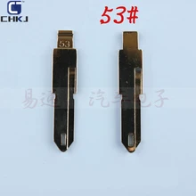 CHKJ 1 шт. NE73 Автомобильный ключ пустой для peugeot 206 306 405#53 Складной флип неразрезанный ключ брелок автомобильный ключ пустой для Citroen C2 Picasso