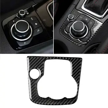 

Car Decoration Carbon Fiber Multi-media Gearbox A-right Sticker for Mazda3 Axela Automotive Interior Carbon Fiber Sticker