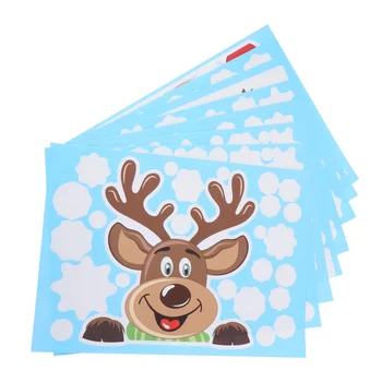 

10 Pcs Wall Stickers Christmas Stickers Wall Clings Window Decals for Wall Window Bedroom