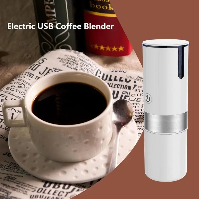 200 мл маленький, ручной, для путешествий Кофеварка Эспрессо кофемашина ручной Электрический USB кофе блендер чашка французский фильтр для кофе