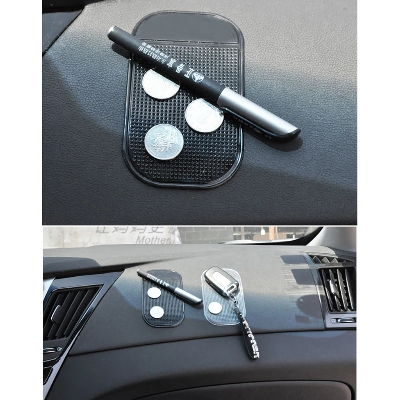 Car Dash Grip Mat Mobile Phone Holder Anti Slip Silicone Super Sticky Pad Dashboard Mat Interior Accessories car non slip mat non slip mat car dashboard mat non slip dash mat dash adhesive holder silicone anti slip pad silicone anti skid pad