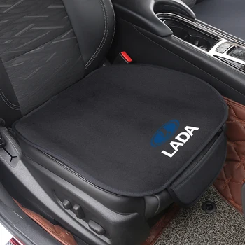 

Car 1PCs/Set Car Seat Cushion Non-Slip Cover Velvet Plush For LADA logo Priora Sedan sport Kalina Granta Vesta niva largus XRay