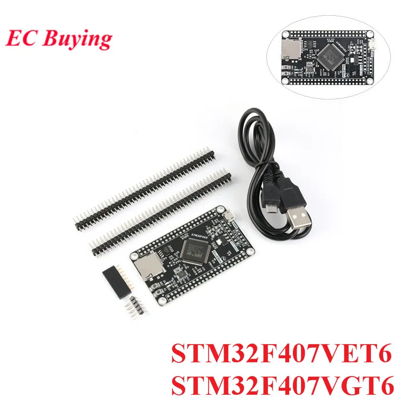 

STM32 STM32F407VET6 STM32F407VGT6 STM32 System Board Development Board F407 Single-Chip Learning Board STM32F103C8T6 For Arduino