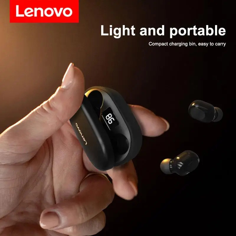 New Lenovo XT91 TWS Earphone Wireless Bluetooth 5.0 300mAh Touch Control Gaming Headset Stereo bass With Mic Noise Reduction